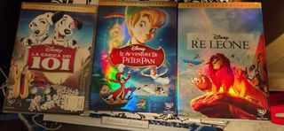 Disney DVD: 101 Dalmatians, Peter Pan, Lion King