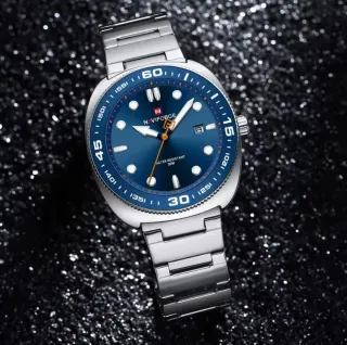 Reloj Naviforce Hombre Azul y Plateado