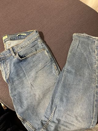 Vaqueros Mango Azules T-44