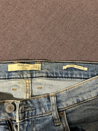 Vaqueros Mango Azules T-44