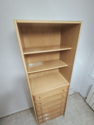 Cómoda Sinfonier Madera con Baldas