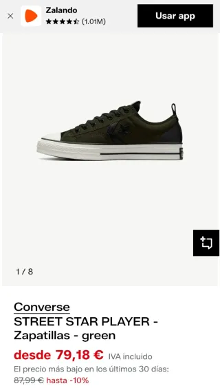 Tenis Converse Star Player Verdes