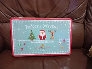 Caja metálica La Fortaleza Feliz Navidad