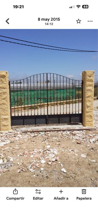 Cancelas de hierro 2 hojas 3m ancho