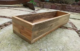 Centro de Mesa / Jardinera. Artesanal.