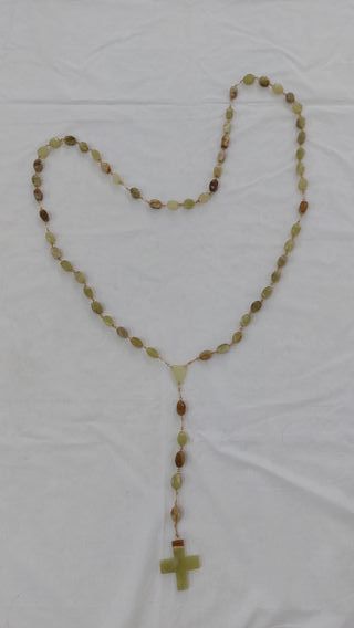 Rosario de piedra de Ónix