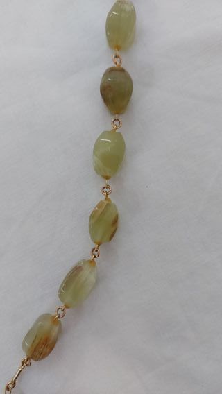 Rosario de piedra de Ónix