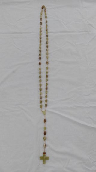 Rosario de piedra de Ónix