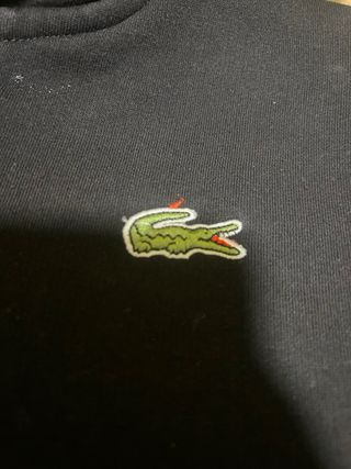 Dos sudaderas Lacoste blancas