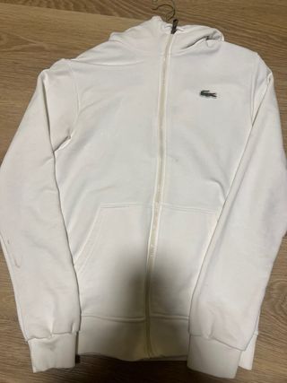 Dos sudaderas Lacoste blancas