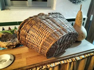 Cesta de mimbre