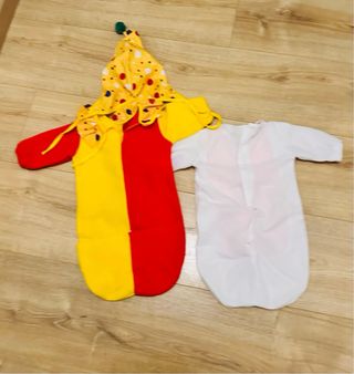 Disfraz saco bebé payaso y conejo