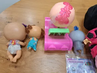 Lote Bebés Llorones, Casimeritos, muñeca enma