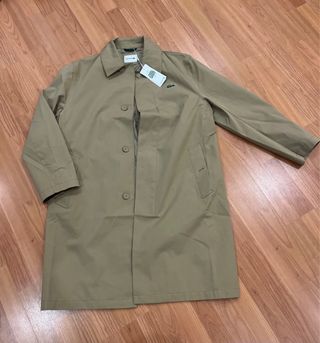 Abrigo Gabardina Lacoste Beige
