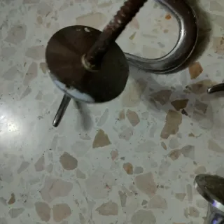 4 GANCHOS ANTIGUOS PARA CORTINAS