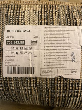 Alfombra pelo 133x195 cm