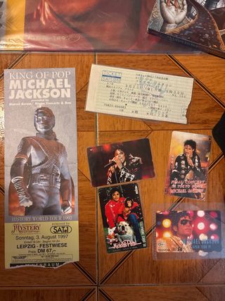 Lote Michael Jackson Thriller Dangerous Epic