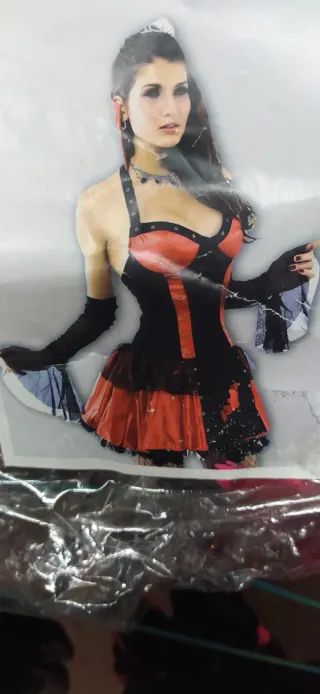 Disfraz Vampiresa Talla Única Sin Estrenar