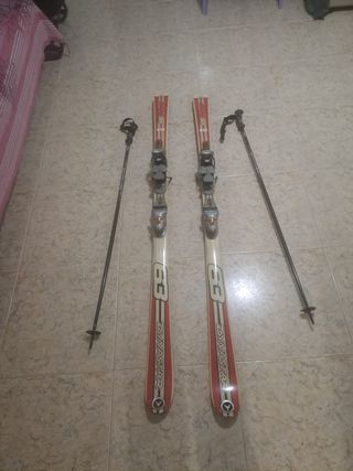 Esquís Dynastar Speed 63 con Bastones