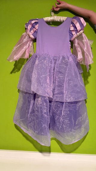 Disfraz Princesa Disney Rapunzel 7-8 años