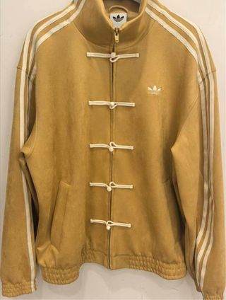 Chaqueta Adidas Nudos Chinos Dorada Talla M