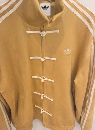 Chaqueta Adidas Nudos Chinos Dorada Talla M
