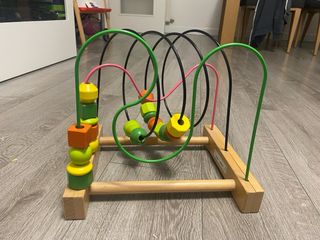 Juguete Laberinto de Cuentas Madera IKEA
