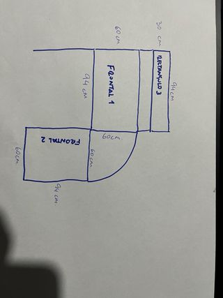 Mesa esquinera PC, escritorio, ordenador, oficina.