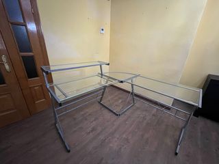 Mesa esquinera PC, escritorio, ordenador, oficina.