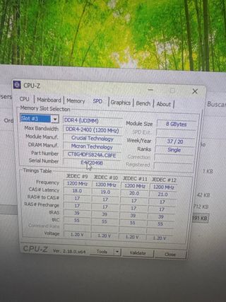 Memoria RAM DDR4 2400 24GB