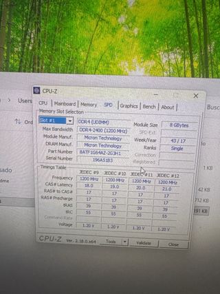 Memoria RAM DDR4 2400 24GB