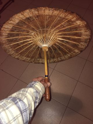 Paraguas artesanal de Tailandia pequeño