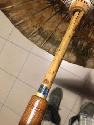 Paraguas artesanal de Tailandia pequeño