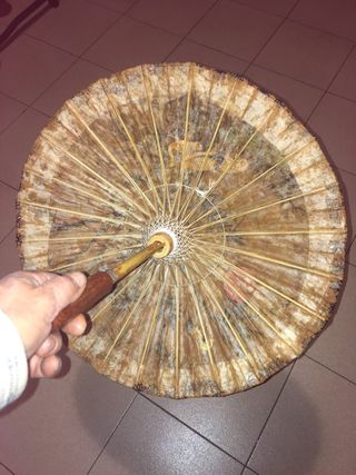 Paraguas artesanal de Tailandia pequeño