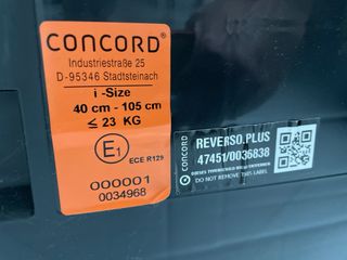 Silla Concord Reverso Plus a contramarcha