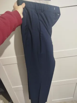 Traje de chaqueta azul hombre