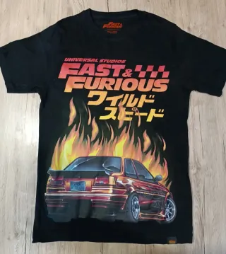 Camiseta Fast & Furious Negra