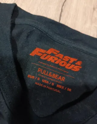 Camiseta Fast & Furious Negra