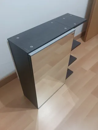 Armario con espejo - IKEA Lillangen marrón oscuro