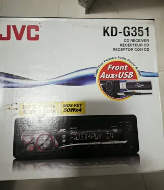 Reproductor JVC KD-G351 Caratula Extraible