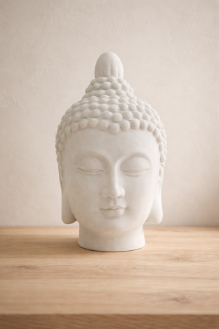 Escultura Buda Minimalista Boho