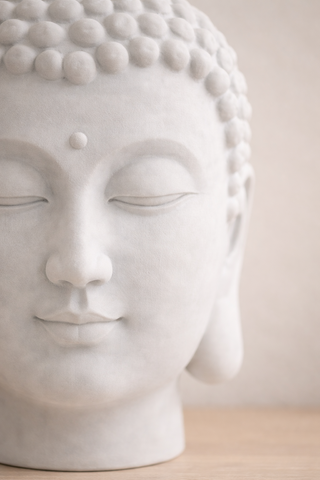 Escultura Buda Minimalista Boho