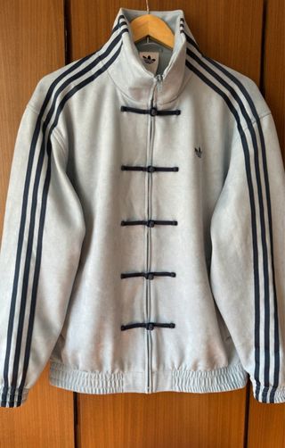 Chaqueta Adidas Nudos Chinos Azul Cielo