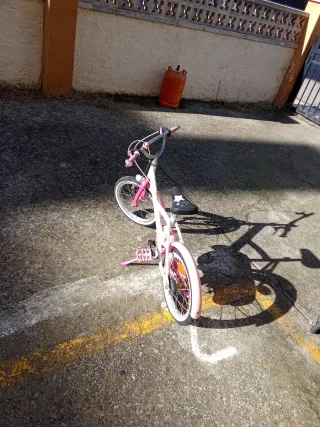 Bicicleta infantil rosa