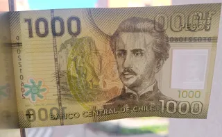 ​🇨🇱 Billete 1.000 Pesos Chile - Serie Polímero