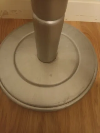 Busto maniquí beige y plateado