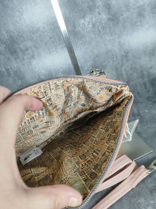 Bandolera Sweet Candy Rainbow Rosa y Marrón