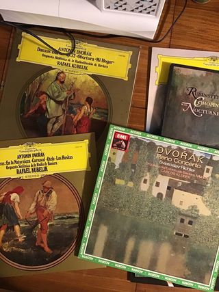 Lote Vinili Classici Dvorak Chopin Rubinstein