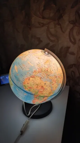 Lámpara Globo Terráqueo.