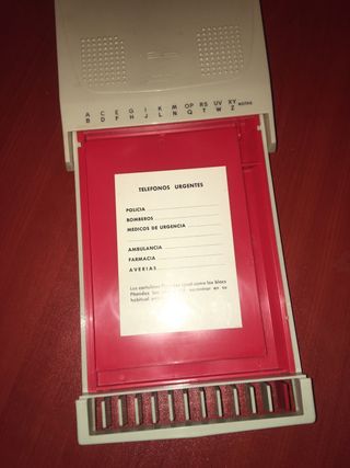 Agenda telefónica antigua españa